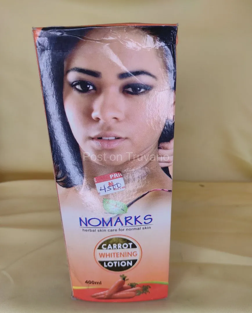 Nomarks Carrot Whitening Lotion.